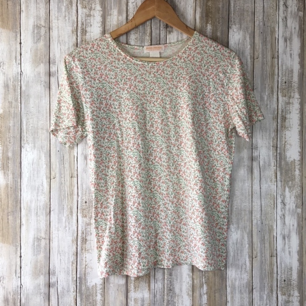 Brooks Brothers Vintage Floral Tee